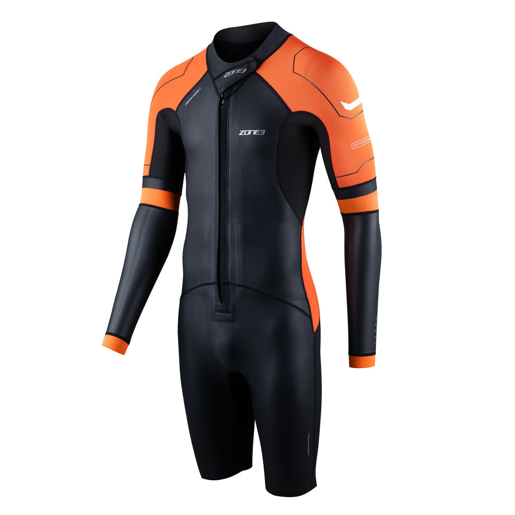 Combinaison Swimrun Arena Homme - Néoprène Noir/Vert - Zip Avant/Arrière