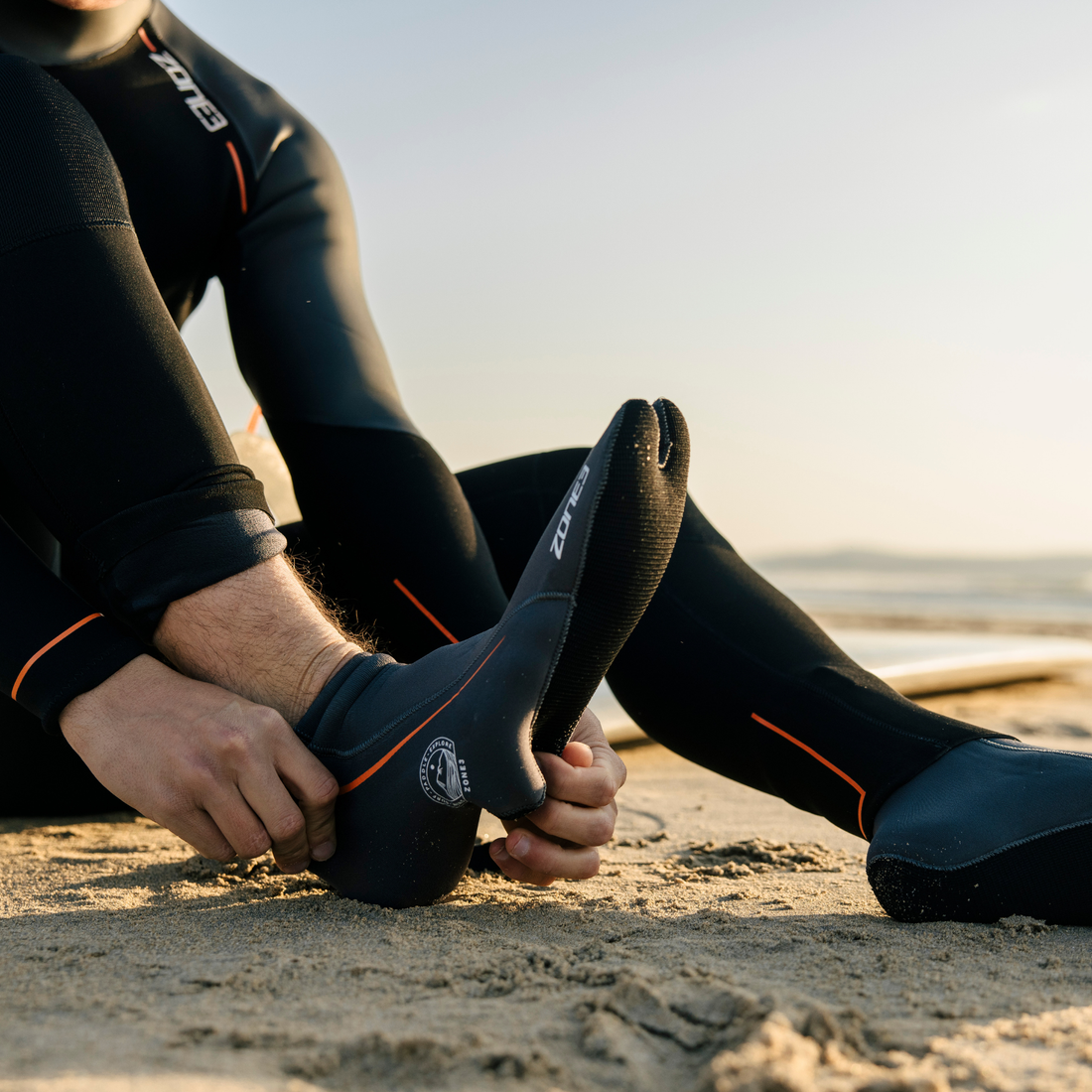 Neoprene gear for swimming