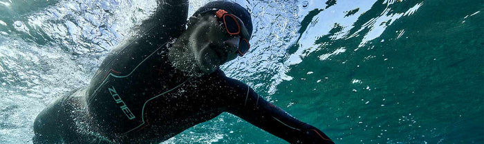 The new vanquish-x wetsuit in the water