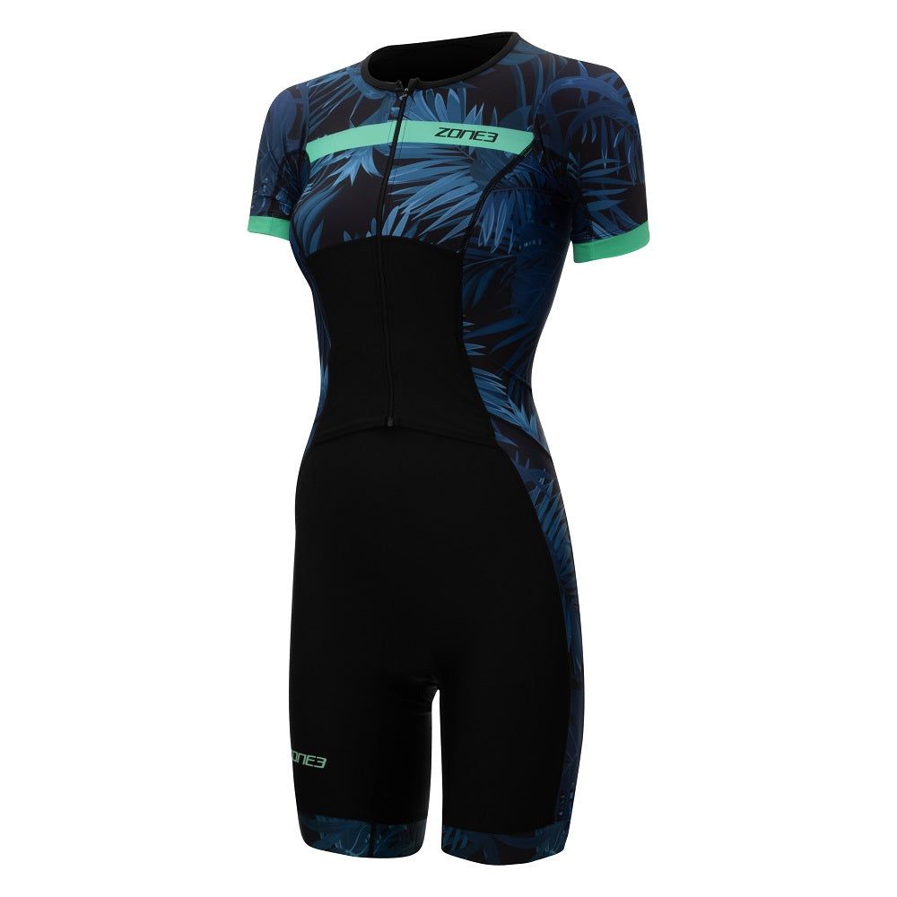 Activate+ Short Sleeve Full Zip Trisuit - ZONE3 UK