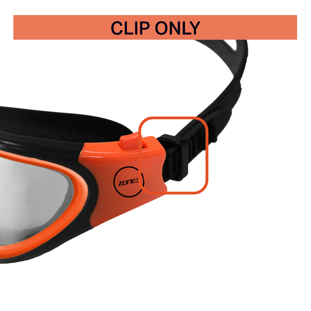 Black Venator-X Vapour Goggle Clip Only. Goggle clip is highlighted in the image. Available for UK addresses only. 