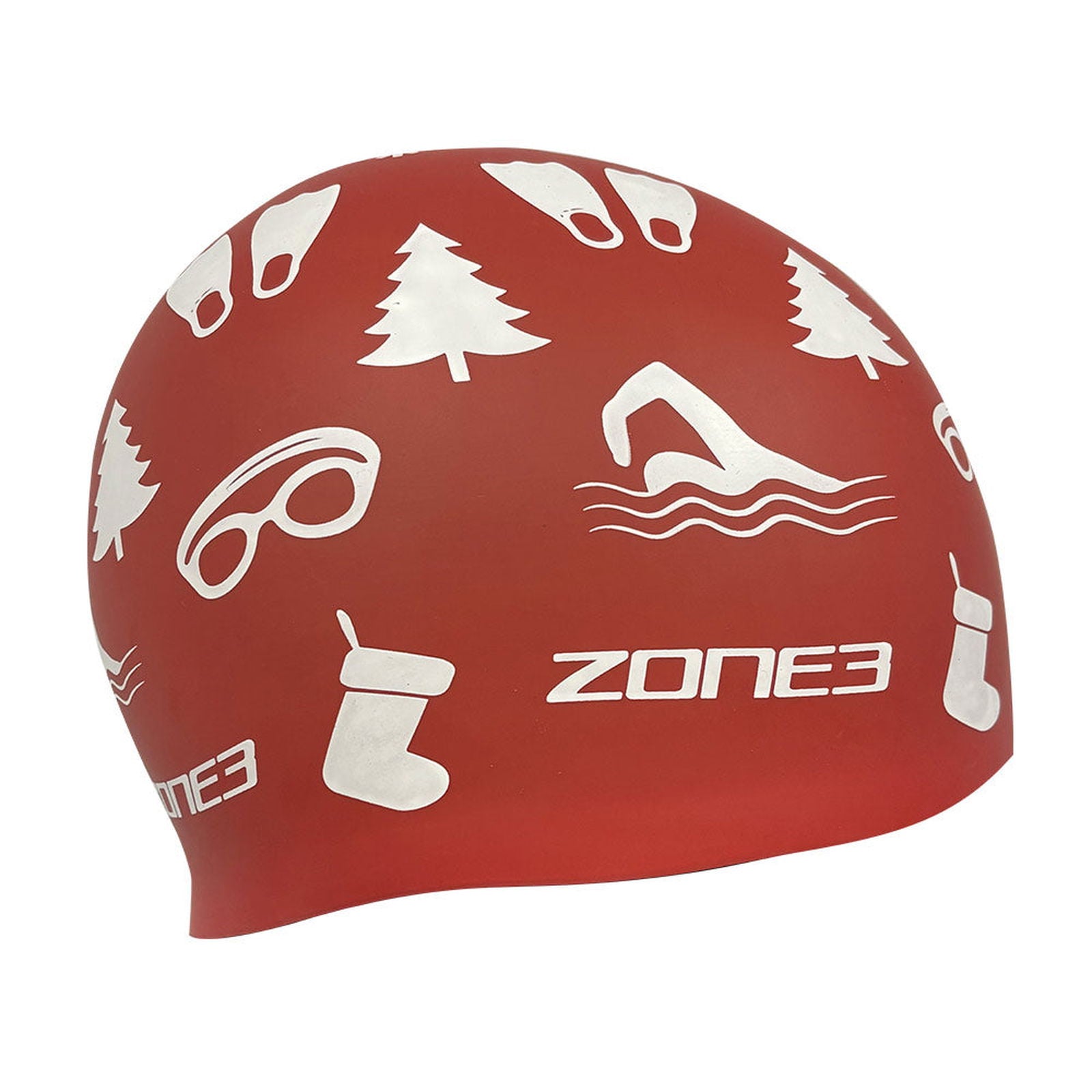 Christmas Silicone Swim Cap - 60G - ZONE3 UK