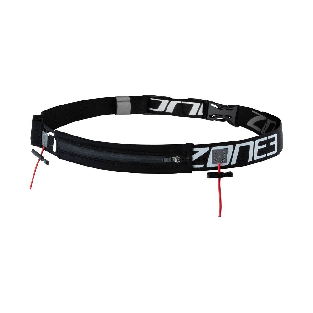 Endurance Number Belt with Lycra Fuel Pouch and Energy Gel Storage - ZONE3 UK