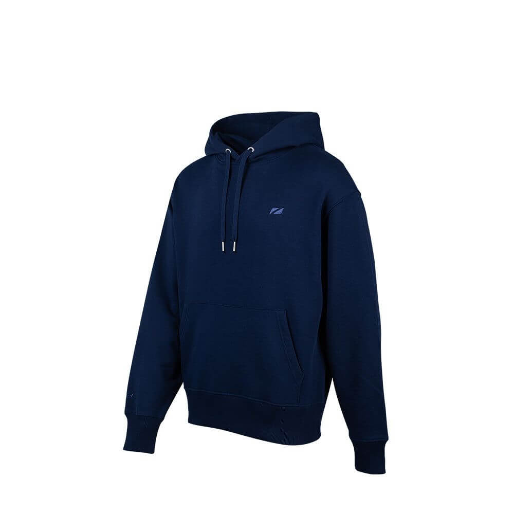 A Zone3 Haweswater hoodie in Navy. Front facing on a white background.