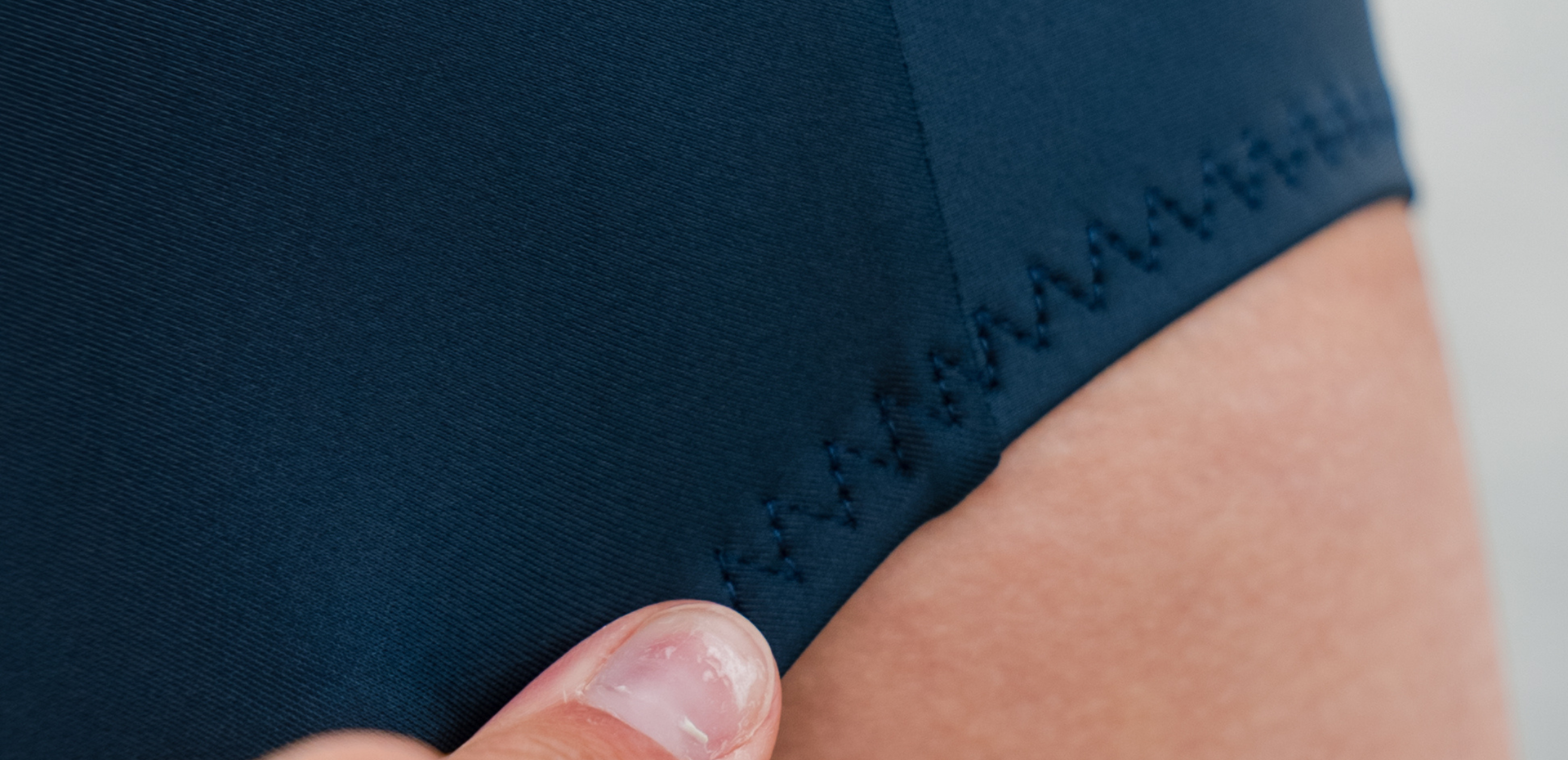 Close up of Zone3 TI+ thermal swimsuit