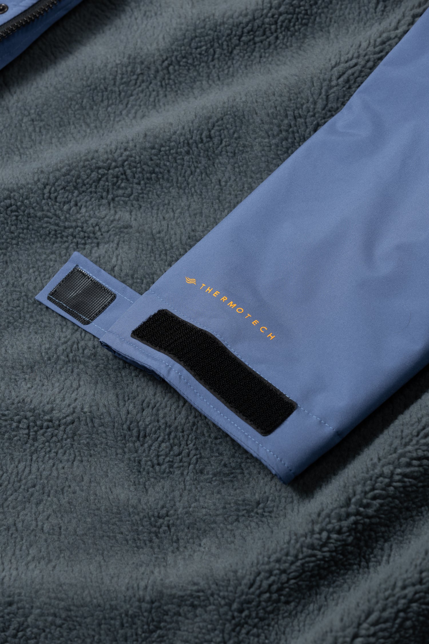 Close-up of sleeve with velcro strap