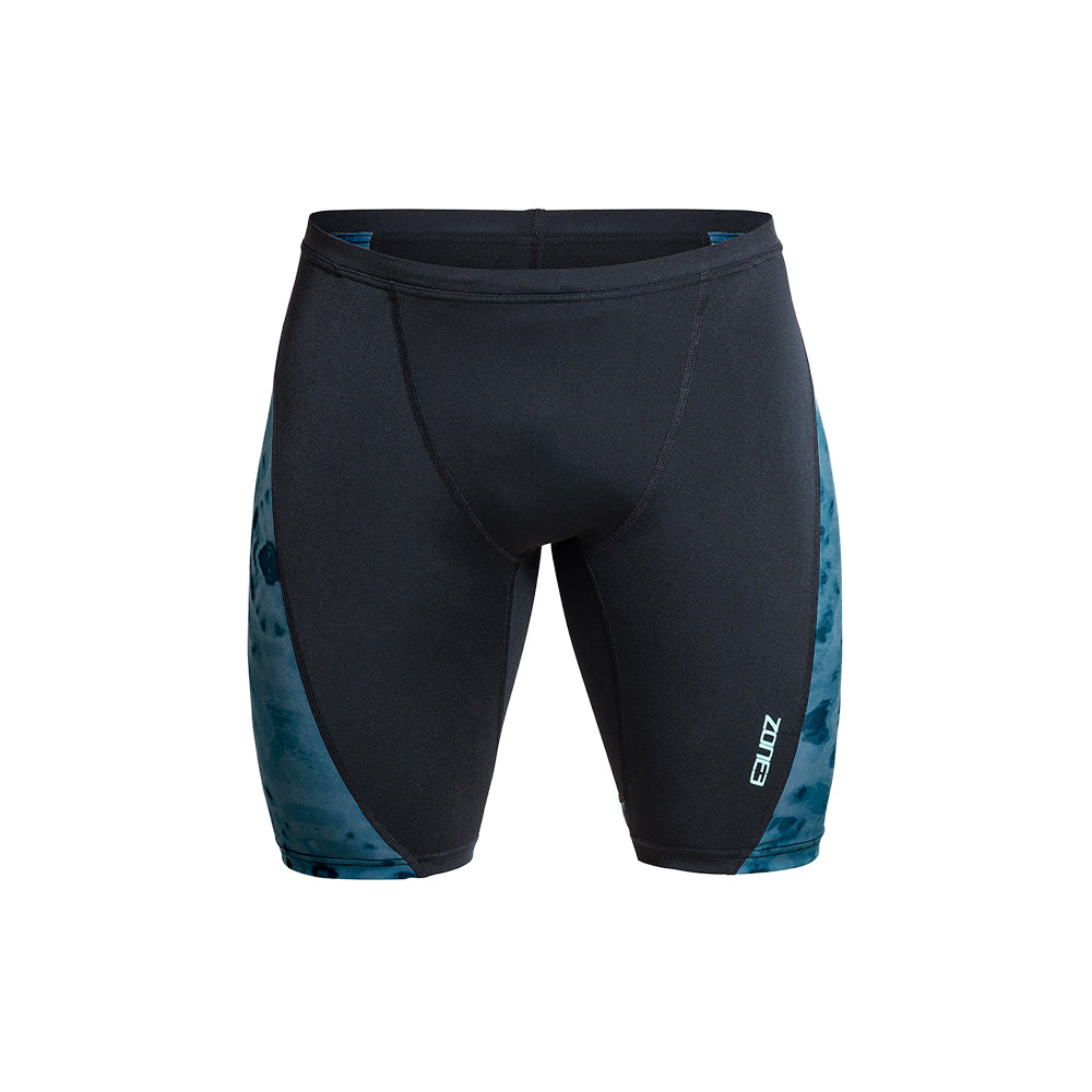 Black and teal Zone3 Jammers  on a white background