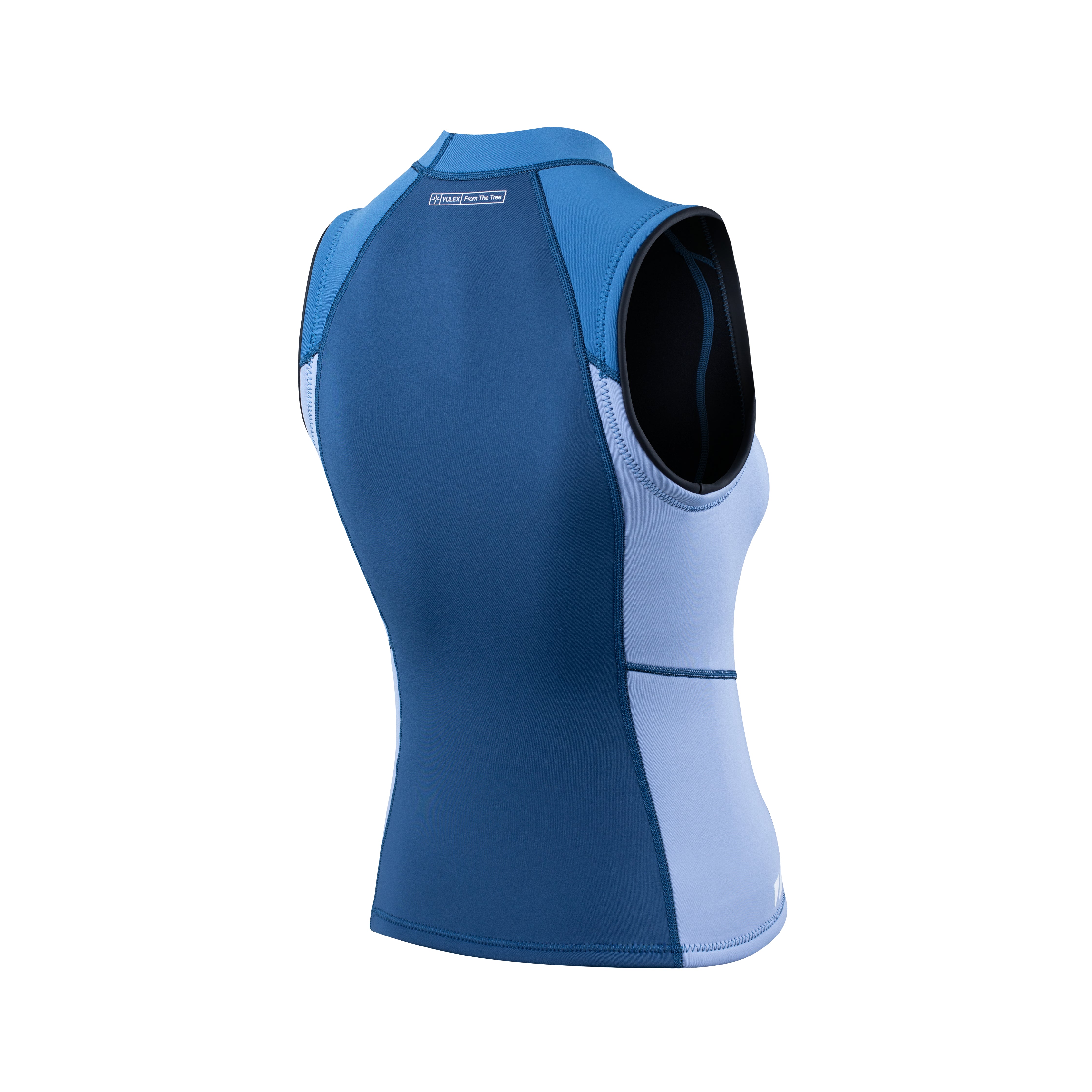 Back view of a Women's Yulex® Vest showcasing versatile design for water sports.